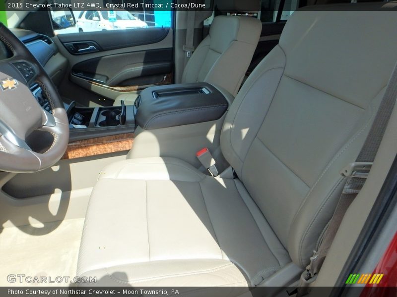 Crystal Red Tintcoat / Cocoa/Dune 2015 Chevrolet Tahoe LTZ 4WD