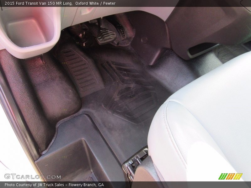 Oxford White / Pewter 2015 Ford Transit Van 150 MR Long