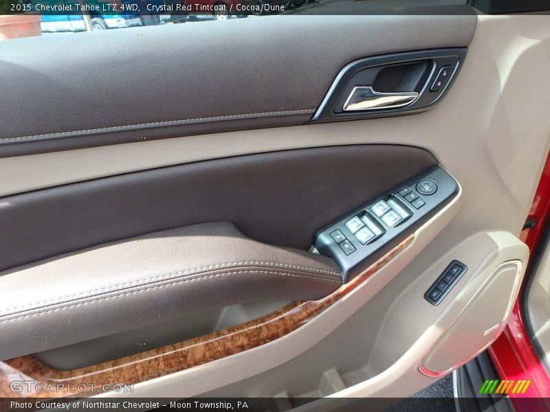 Crystal Red Tintcoat / Cocoa/Dune 2015 Chevrolet Tahoe LTZ 4WD
