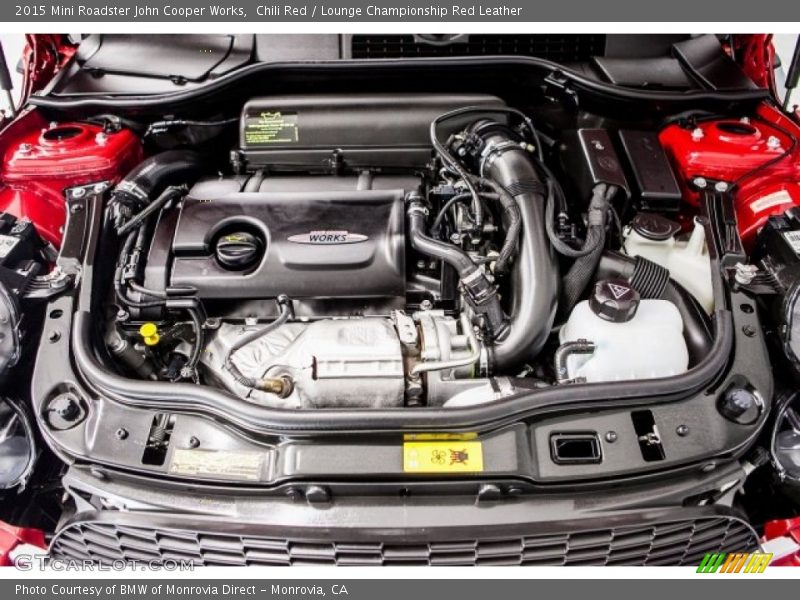 Chili Red / Lounge Championship Red Leather 2015 Mini Roadster John Cooper Works