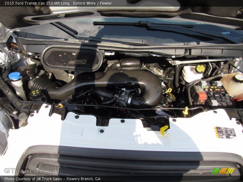 Oxford White / Pewter 2015 Ford Transit Van 150 MR Long