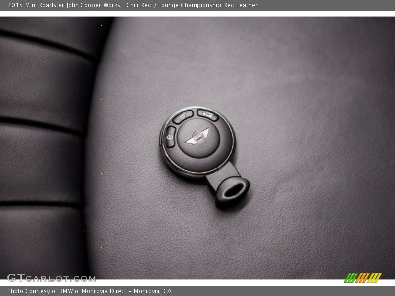 Chili Red / Lounge Championship Red Leather 2015 Mini Roadster John Cooper Works