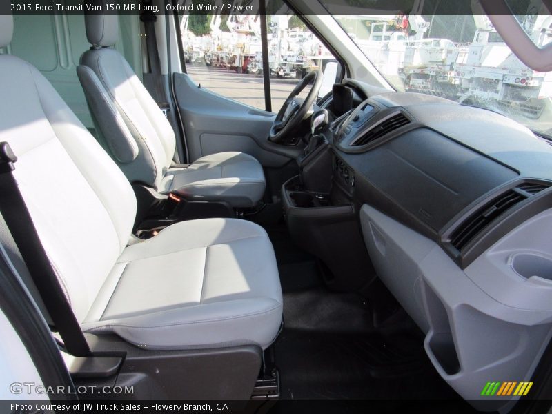 Oxford White / Pewter 2015 Ford Transit Van 150 MR Long