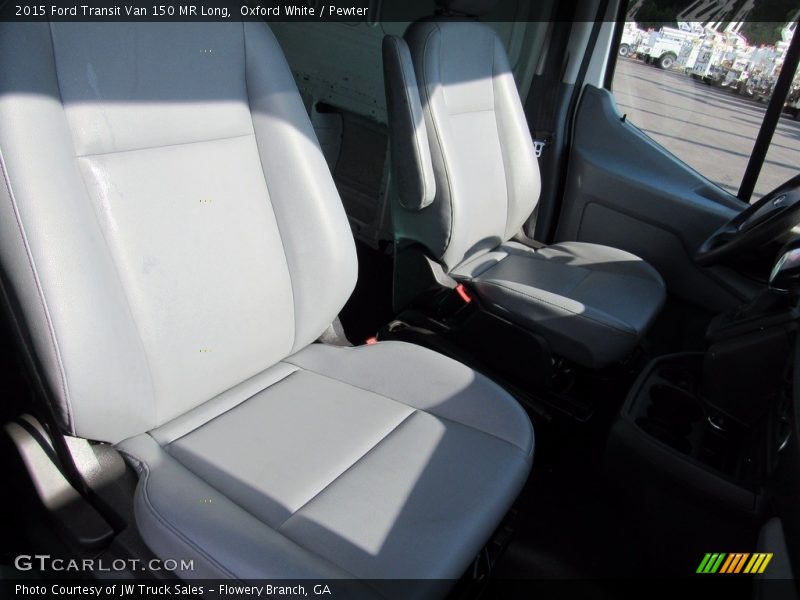 Oxford White / Pewter 2015 Ford Transit Van 150 MR Long