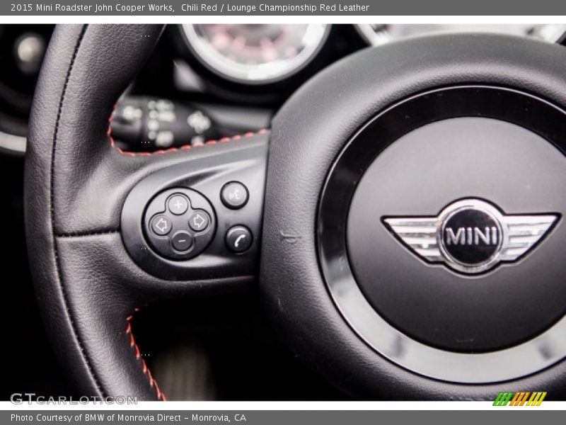 Chili Red / Lounge Championship Red Leather 2015 Mini Roadster John Cooper Works