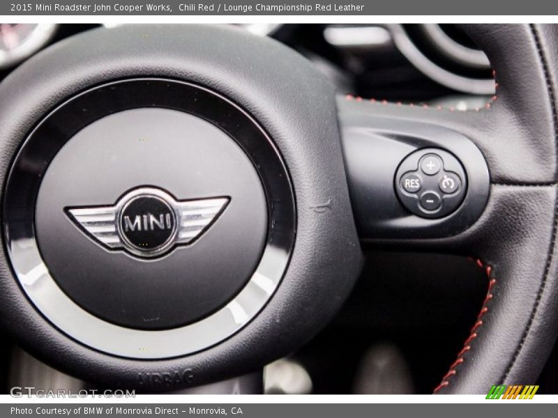 Chili Red / Lounge Championship Red Leather 2015 Mini Roadster John Cooper Works