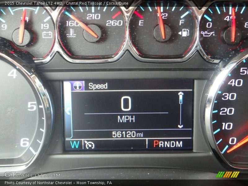 Crystal Red Tintcoat / Cocoa/Dune 2015 Chevrolet Tahoe LTZ 4WD
