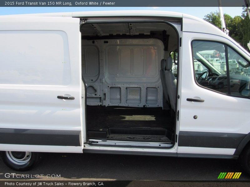 Oxford White / Pewter 2015 Ford Transit Van 150 MR Long