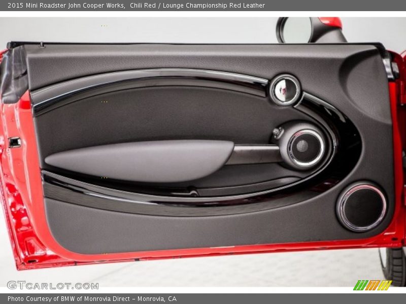 Chili Red / Lounge Championship Red Leather 2015 Mini Roadster John Cooper Works