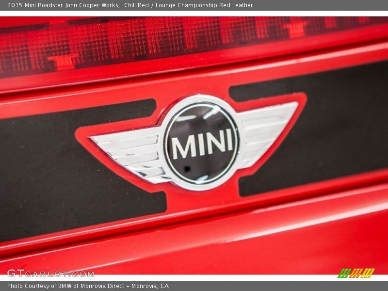 Chili Red / Lounge Championship Red Leather 2015 Mini Roadster John Cooper Works