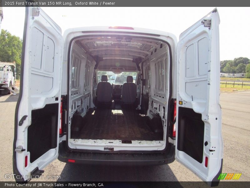 Oxford White / Pewter 2015 Ford Transit Van 150 MR Long