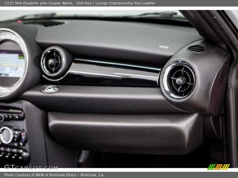 Chili Red / Lounge Championship Red Leather 2015 Mini Roadster John Cooper Works