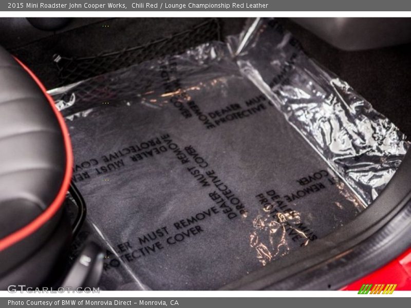 Chili Red / Lounge Championship Red Leather 2015 Mini Roadster John Cooper Works