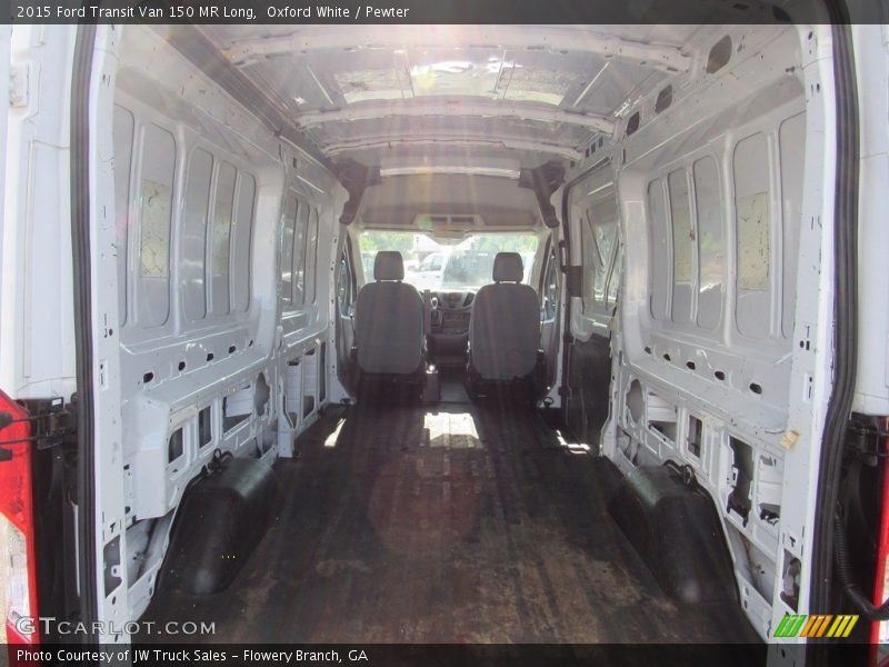 Oxford White / Pewter 2015 Ford Transit Van 150 MR Long