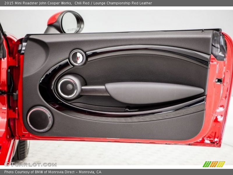 Chili Red / Lounge Championship Red Leather 2015 Mini Roadster John Cooper Works
