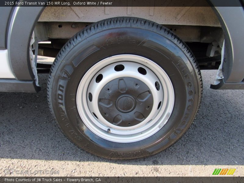 Oxford White / Pewter 2015 Ford Transit Van 150 MR Long