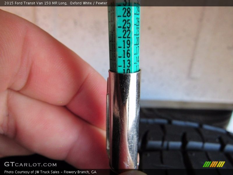 Oxford White / Pewter 2015 Ford Transit Van 150 MR Long