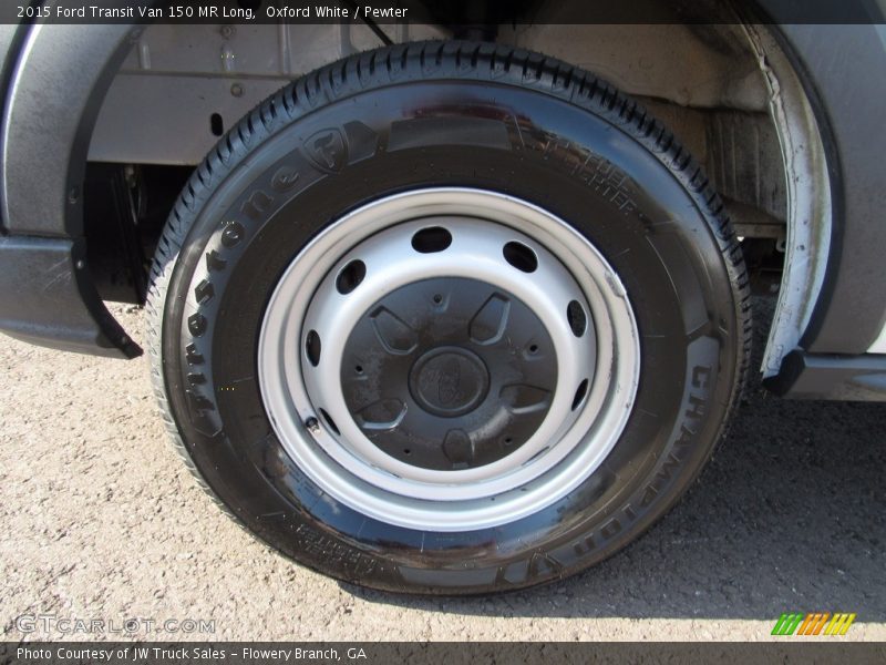 Oxford White / Pewter 2015 Ford Transit Van 150 MR Long