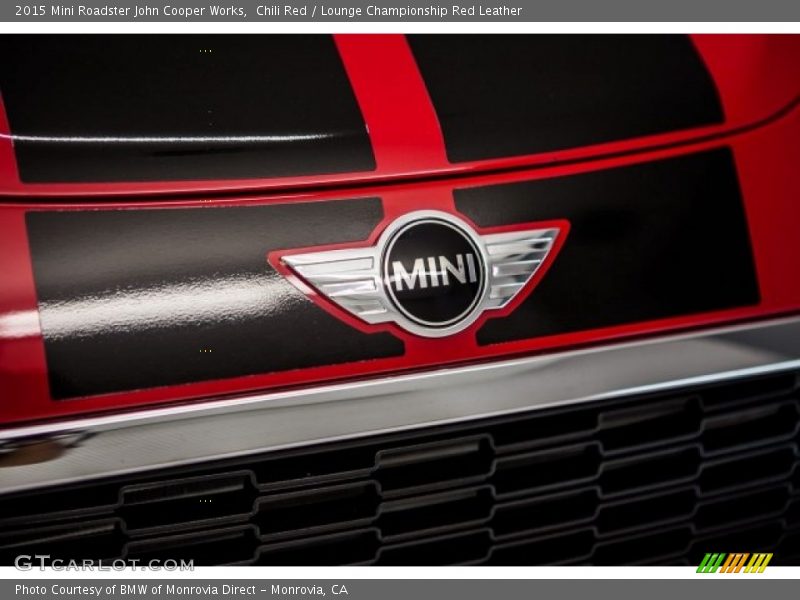 Chili Red / Lounge Championship Red Leather 2015 Mini Roadster John Cooper Works
