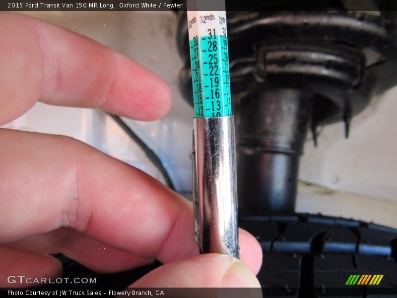 Oxford White / Pewter 2015 Ford Transit Van 150 MR Long