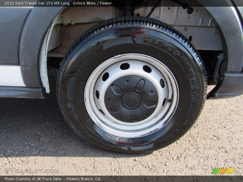 Oxford White / Pewter 2015 Ford Transit Van 150 MR Long