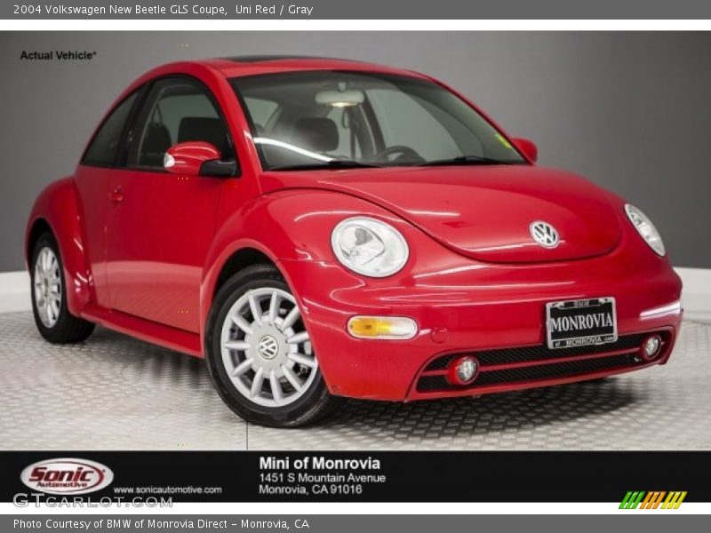 Uni Red / Gray 2004 Volkswagen New Beetle GLS Coupe