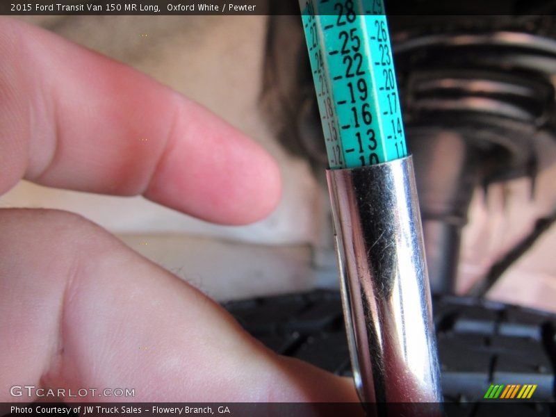 Oxford White / Pewter 2015 Ford Transit Van 150 MR Long