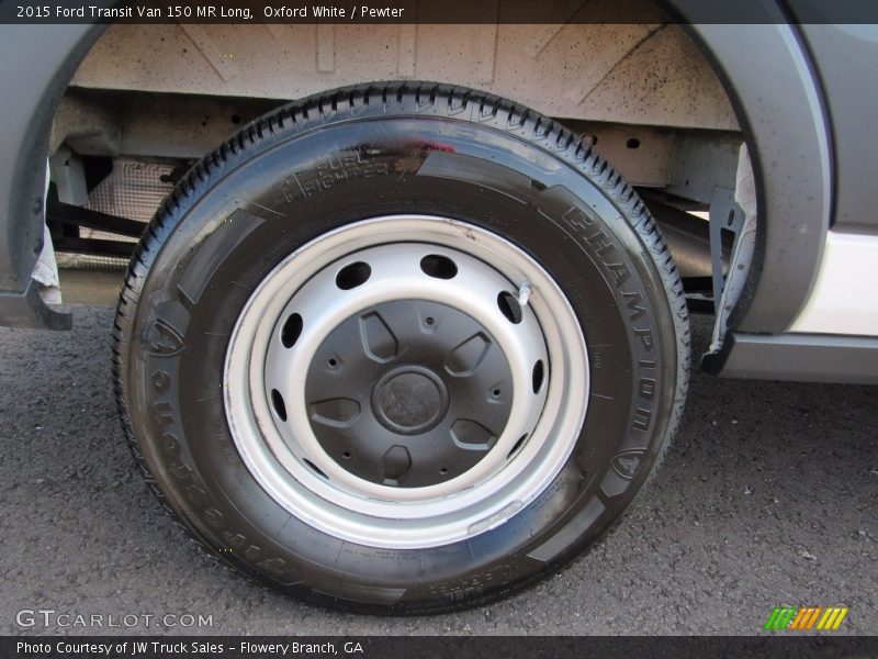 Oxford White / Pewter 2015 Ford Transit Van 150 MR Long