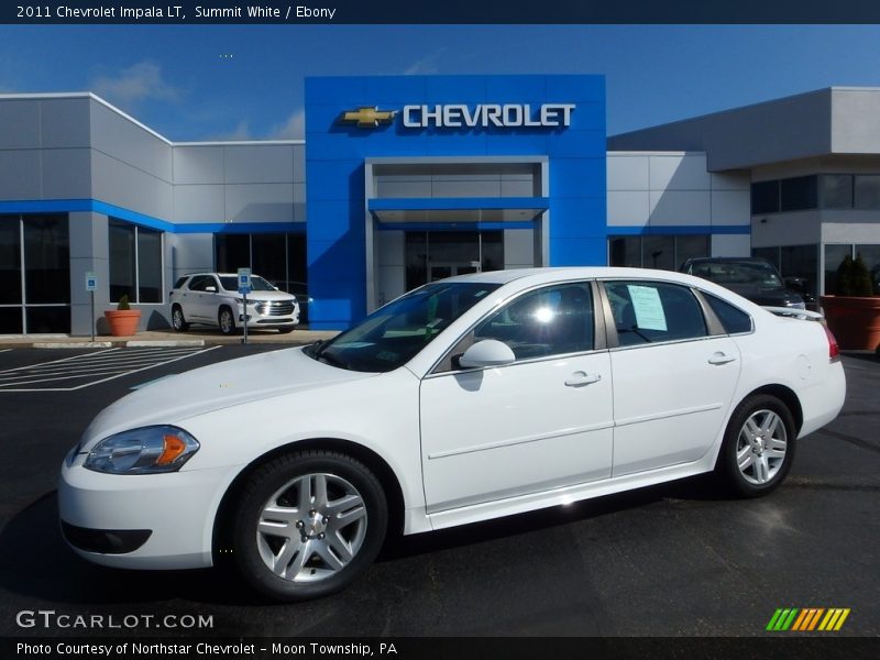 Summit White / Ebony 2011 Chevrolet Impala LT