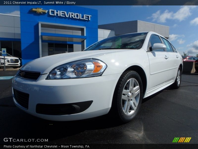 Summit White / Ebony 2011 Chevrolet Impala LT