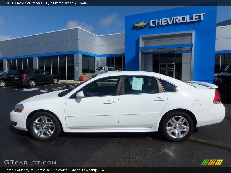 Summit White / Ebony 2011 Chevrolet Impala LT