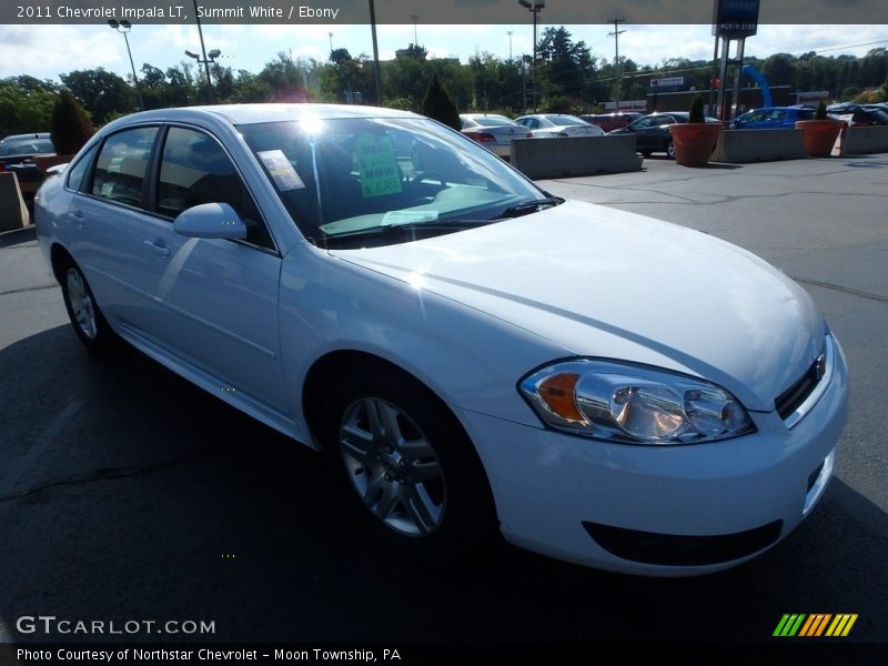 Summit White / Ebony 2011 Chevrolet Impala LT