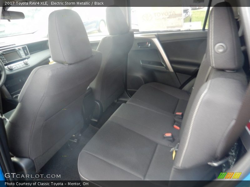 Electric Storm Metallic / Black 2017 Toyota RAV4 XLE