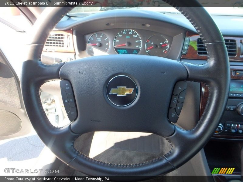 Summit White / Ebony 2011 Chevrolet Impala LT