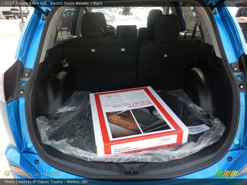 Electric Storm Metallic / Black 2017 Toyota RAV4 XLE