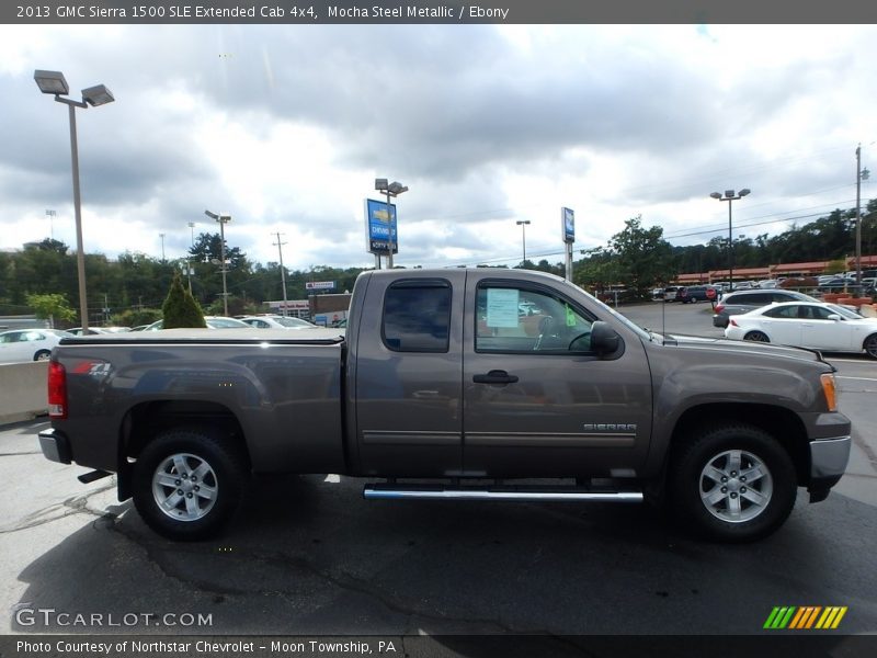 Mocha Steel Metallic / Ebony 2013 GMC Sierra 1500 SLE Extended Cab 4x4