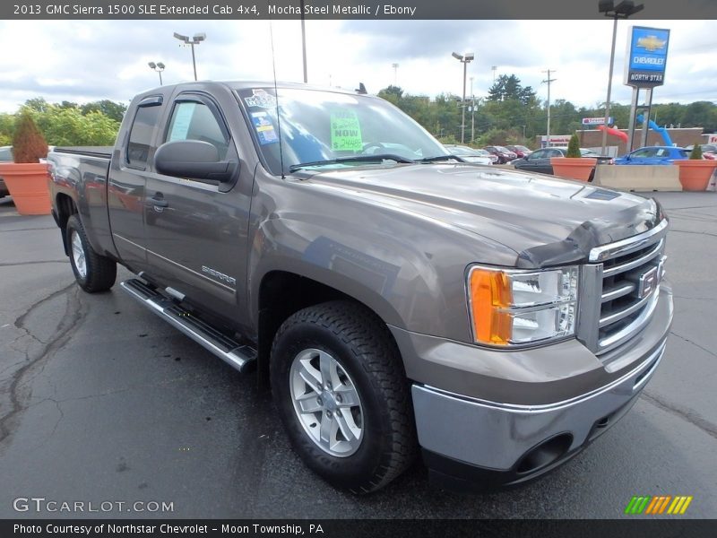 Mocha Steel Metallic / Ebony 2013 GMC Sierra 1500 SLE Extended Cab 4x4