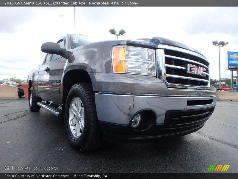 Mocha Steel Metallic / Ebony 2013 GMC Sierra 1500 SLE Extended Cab 4x4