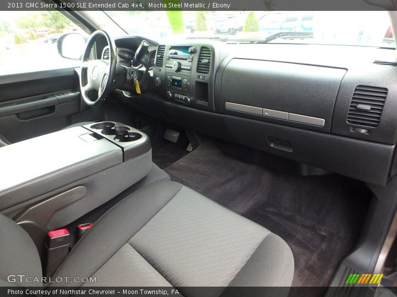 Mocha Steel Metallic / Ebony 2013 GMC Sierra 1500 SLE Extended Cab 4x4