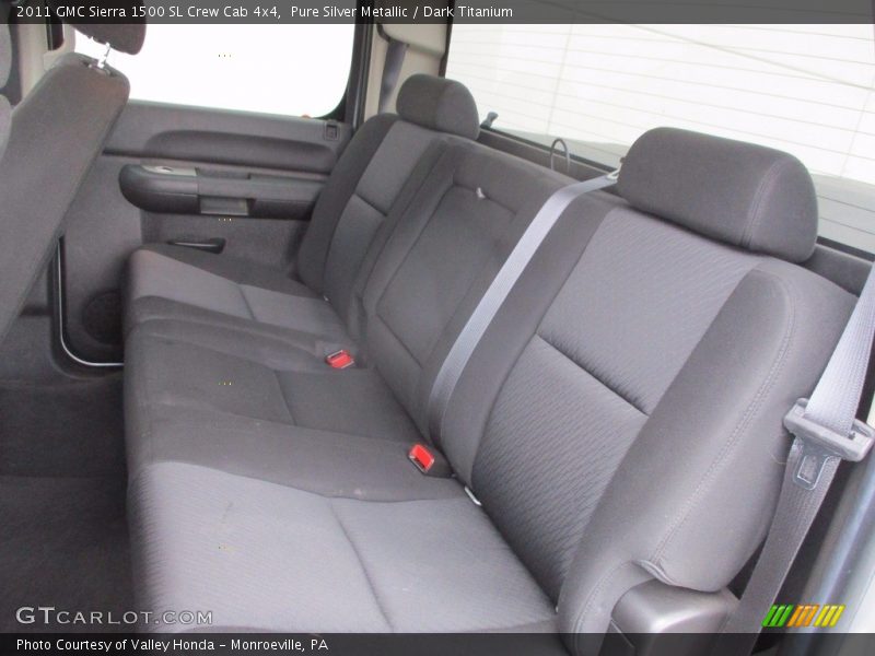 Pure Silver Metallic / Dark Titanium 2011 GMC Sierra 1500 SL Crew Cab 4x4