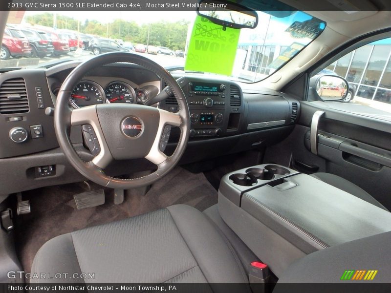 Mocha Steel Metallic / Ebony 2013 GMC Sierra 1500 SLE Extended Cab 4x4