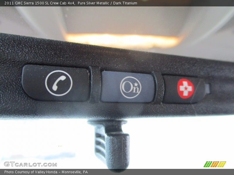 Pure Silver Metallic / Dark Titanium 2011 GMC Sierra 1500 SL Crew Cab 4x4