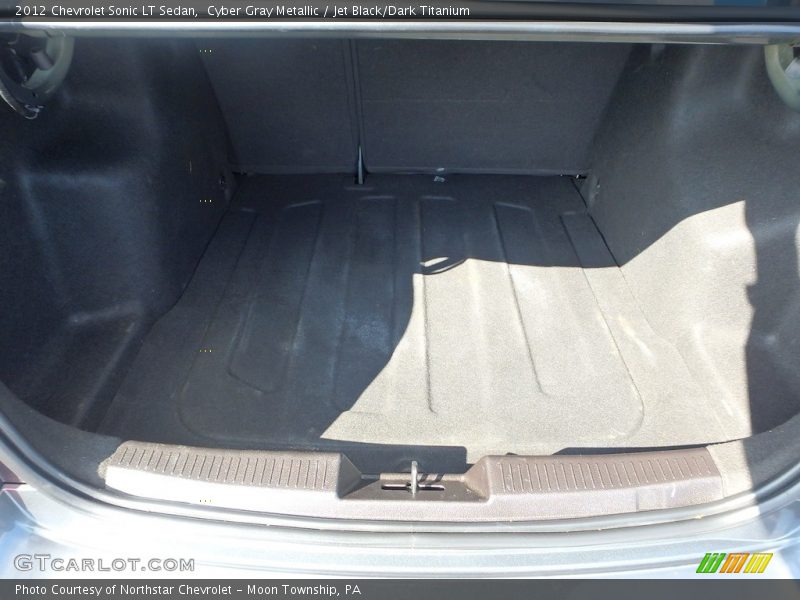 Cyber Gray Metallic / Jet Black/Dark Titanium 2012 Chevrolet Sonic LT Sedan