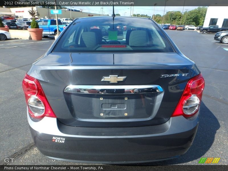 Cyber Gray Metallic / Jet Black/Dark Titanium 2012 Chevrolet Sonic LT Sedan