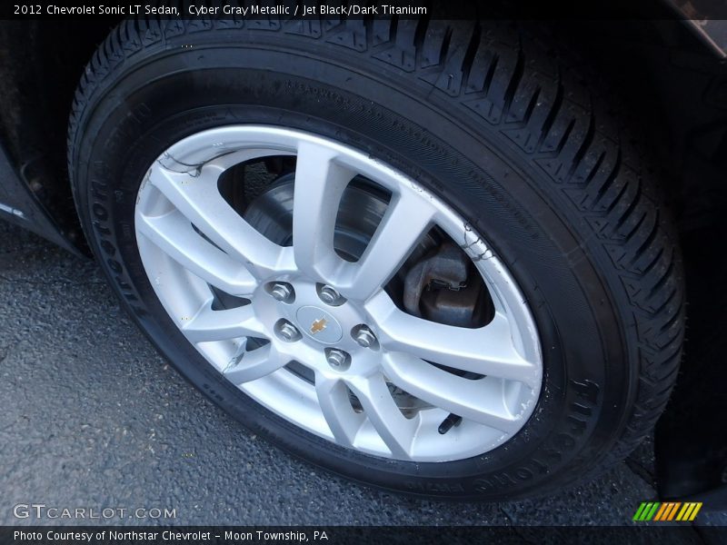 Cyber Gray Metallic / Jet Black/Dark Titanium 2012 Chevrolet Sonic LT Sedan