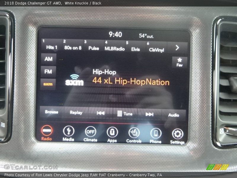 White Knuckle / Black 2018 Dodge Challenger GT AWD