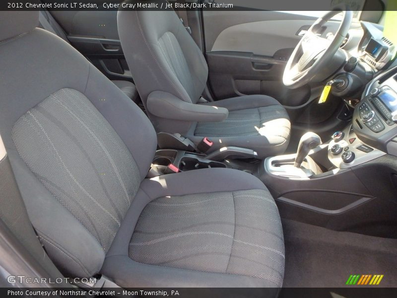 Cyber Gray Metallic / Jet Black/Dark Titanium 2012 Chevrolet Sonic LT Sedan