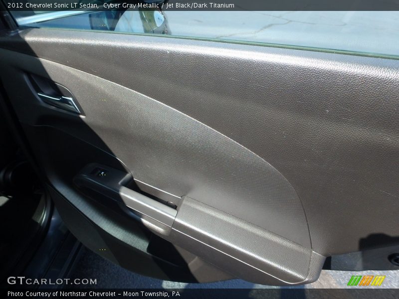 Cyber Gray Metallic / Jet Black/Dark Titanium 2012 Chevrolet Sonic LT Sedan