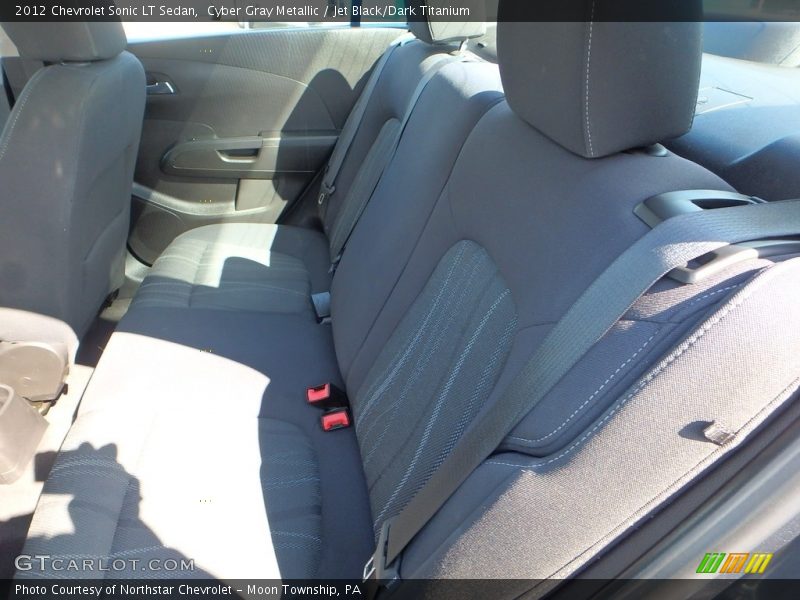 Cyber Gray Metallic / Jet Black/Dark Titanium 2012 Chevrolet Sonic LT Sedan