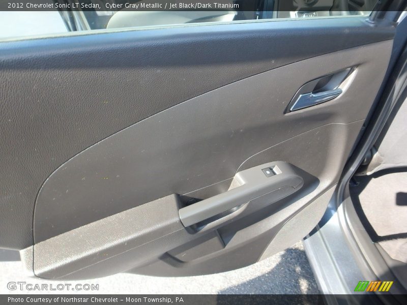 Cyber Gray Metallic / Jet Black/Dark Titanium 2012 Chevrolet Sonic LT Sedan